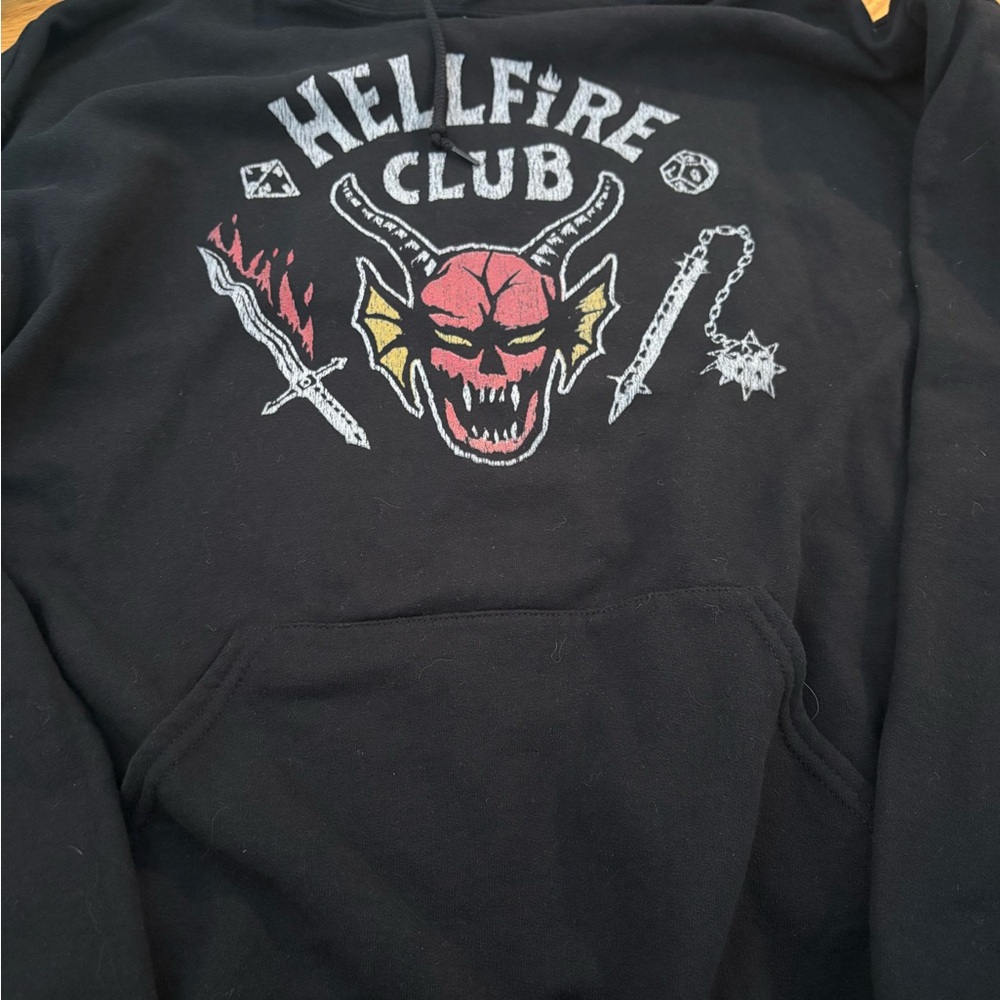 Netflix Jerzee Stranger Things Hellfire Club Blac… - image 7